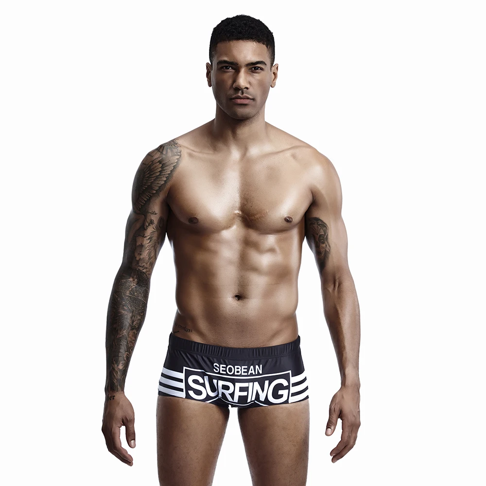 

Men Swimwear Swimsuits SEOBEAN Man Boxer swimming trunks