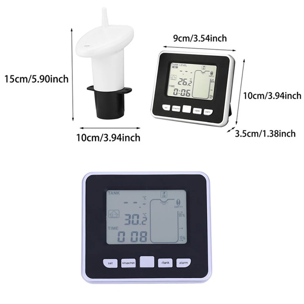 

Thermometer Ultrasonic Level Flow Meter 0 ~15M Depth Level Meter And -40~60 Measure Range Level Gauge TS-FT002