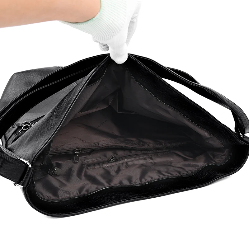 

Large Capacity Women Hobos Bag Multifunction Vintage Female Messenger Bag Designer Shoulder Bag Top-handle Bags Sac A Main