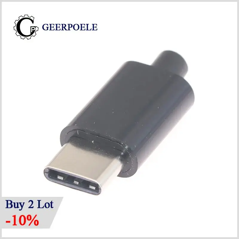 5/10 шт. в партии разъемы Type-C Mirco USB3.1 Jack вилка электрические клеммы 4-контактные