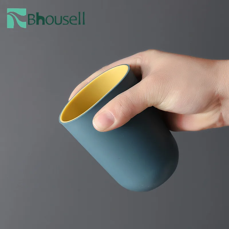 Домашняя двойная чашка для зубной щетки пластиковый органайзер хранения