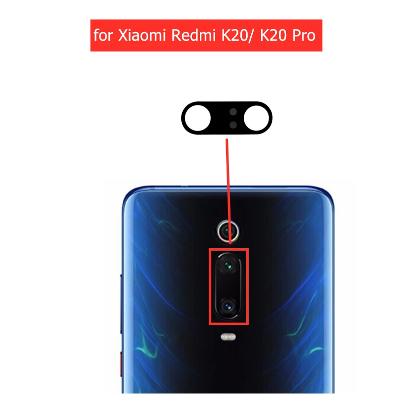 Стеклянные линзы для камеры Xiaomi Redmi K20/ K20 Pro объектив задней стеклянные с клеем