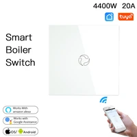tuya wifi smart boiler switch eutuya smart life remote control timer voice control glass panel for amazonalexa echo google home