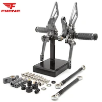 for ducati 848 848 ev0 08 13 1098s 07 08 1198 2009 2011 motorcycle rearset footrest foot pegs rest cnc adjustable rearset