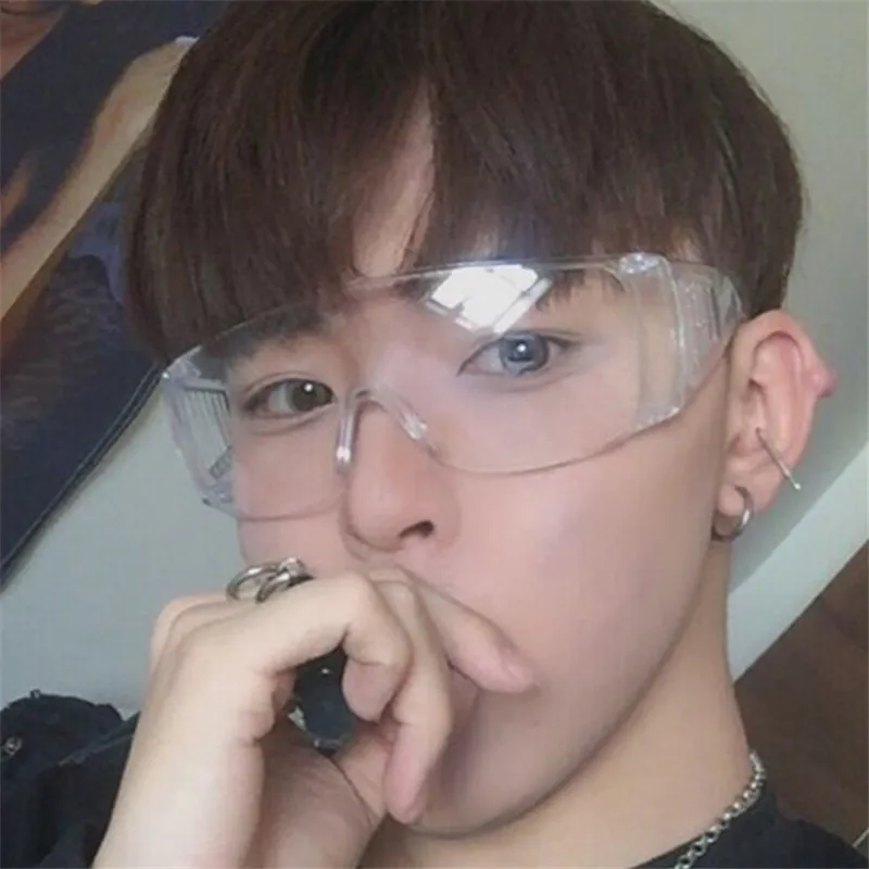 AOXUE Классические Прозрачные большие рамки щит негабаритных солнцезащитных очков