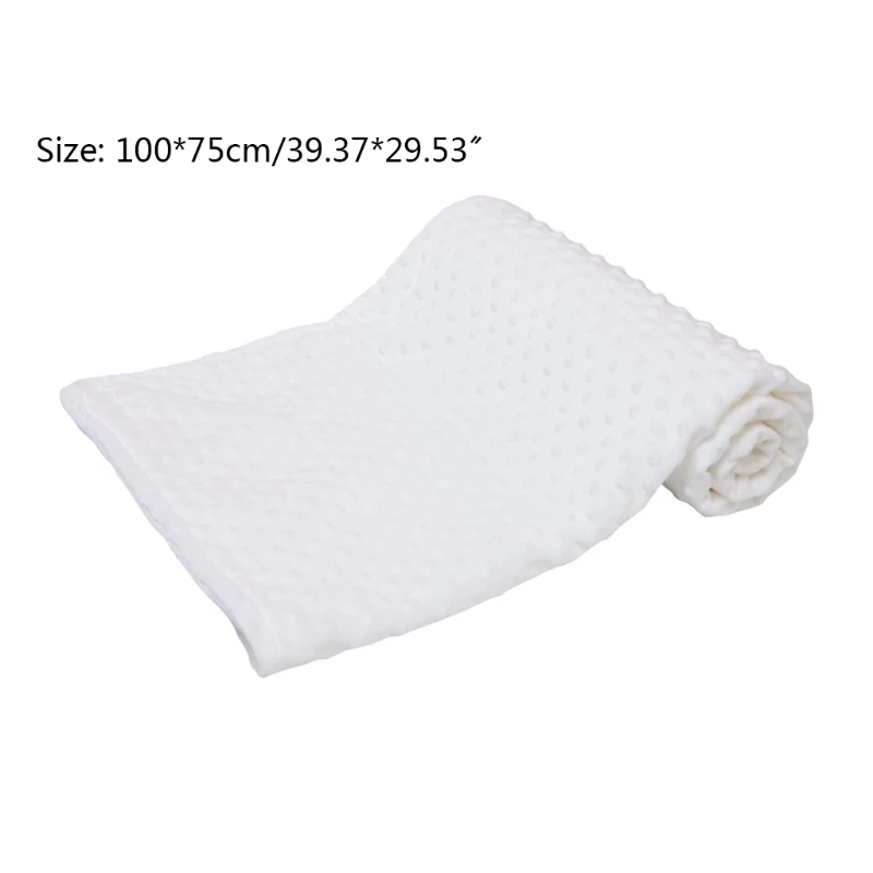 

Baby Appease Blanket Soft Bubble Flannel Newborn Swaddling Wrap Sleeping Quilt Bedding 100x75cm