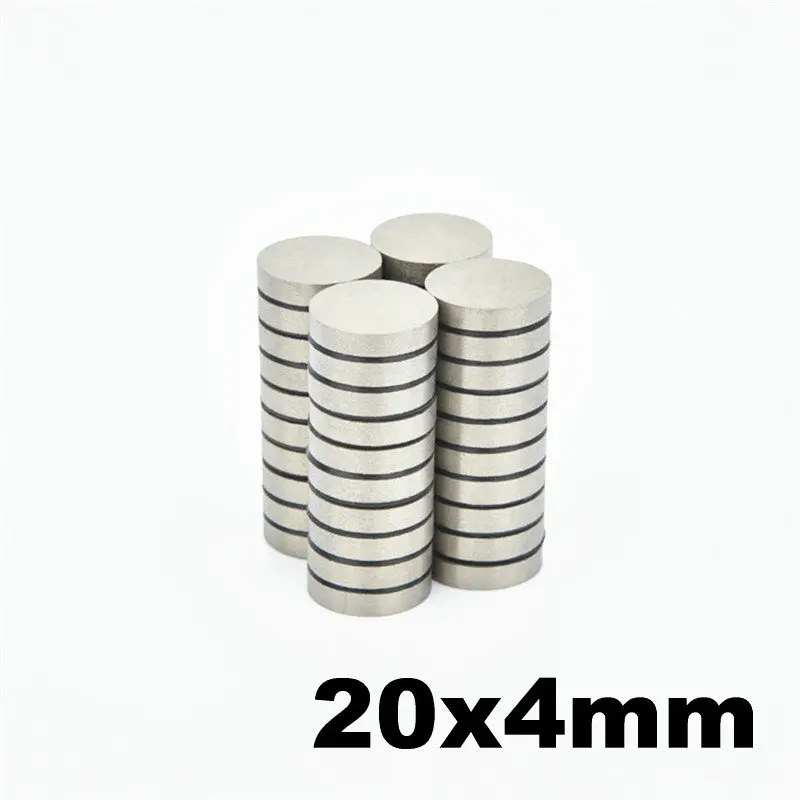 SmCo магнит тонкий диаметр диска Dia. 20x4 мм класс YXG28H 350 градусов C