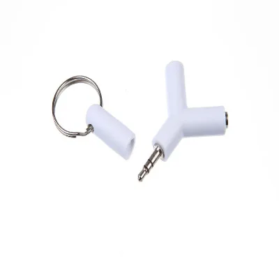 Y образный 3 5 мм двойной адаптер для наушников компьютерная гарнитура пара аудио