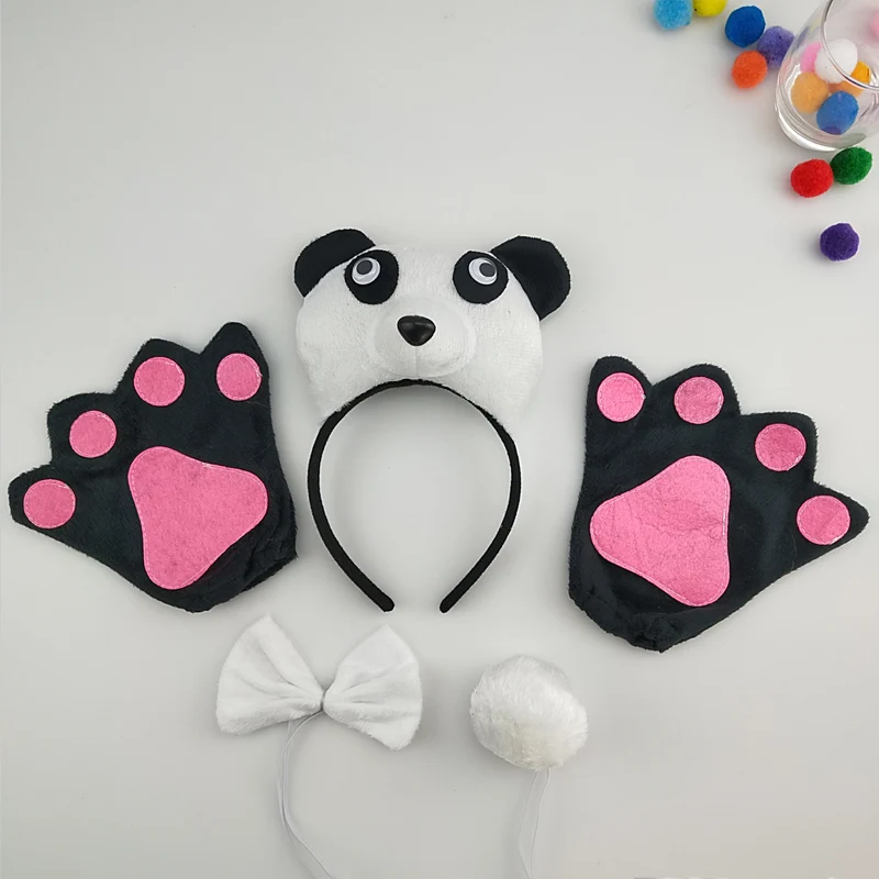 Костюм для костюмированной вечеринки с объемной пандой нарядное платье