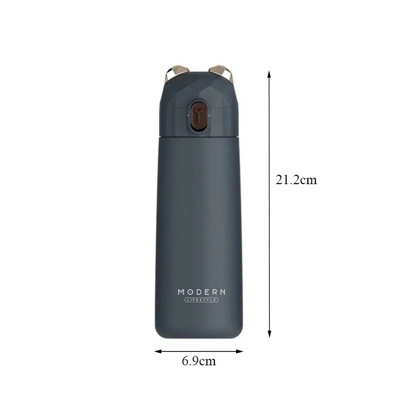 

Modern Cute Bear Thermal Cup 304 Stainless Steel Tumbler Vacuum Flask Portable Water Thermos Bottle Travel Insulated Tea Cup