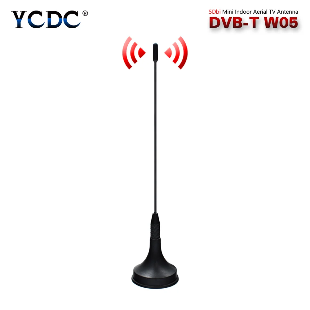 Портативная искусственная антенна HD цифровая ТВ 5dbi DVB-T автомобильная ATSC