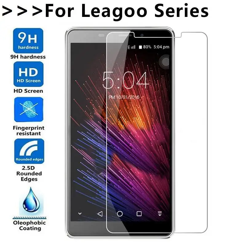 Защитное стекло для Leagoo 2 Pro закаленное смартфонов Kiicaa Power Z7 M5 M8 P1 M9 T8S|Защитные