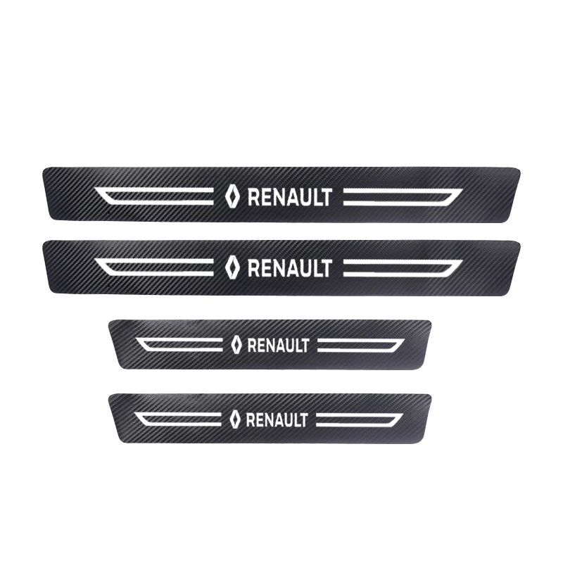 

2014-2016 Renault Clio IV Clio 4 car decal 4pcs/lot door carbon fiber threshold decal welcome decal