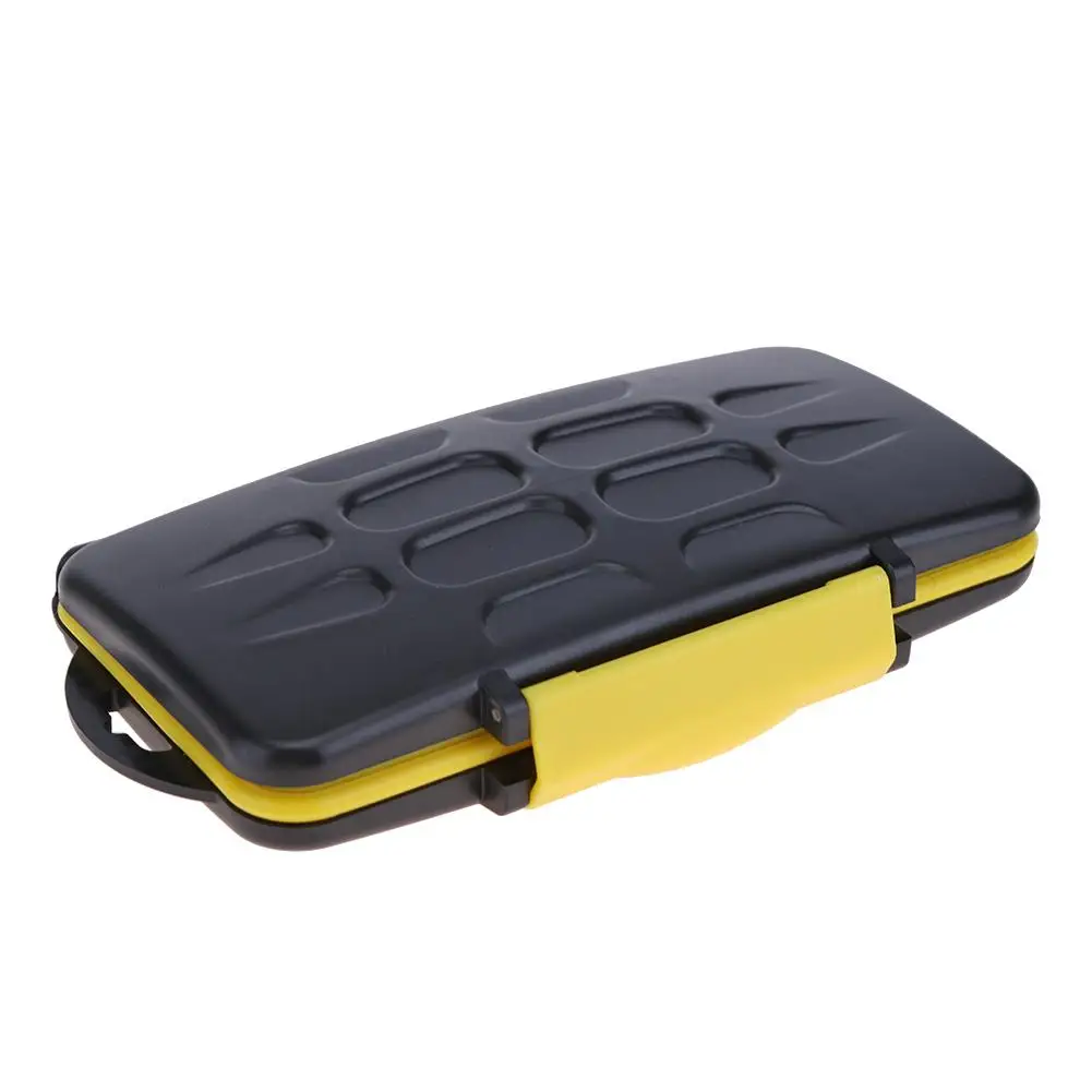 

12 Slots Memory Cards Case Multi-grid Large Capacity Waterproof Storage Saving Deposit Card Box Holder Shock-proof Carrying Box