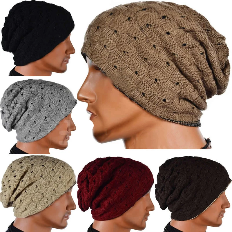 

Man Hip Hop Knitted Warm Beanie Hat Spring Autumn Winter Fashion Unisex Women Solid Color Bonnet Skullies Beanies Cap 2020