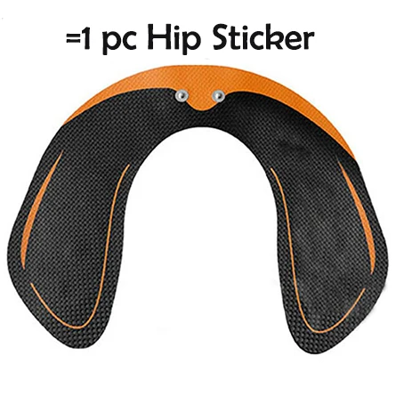 One Hip patch YOUKE унисекс умный EMS импульсный тренажер для бедер электрический стимулятор бедра ABS фитнес массажер для похудения с заменой гидрогеля - Цвет: One Hip patch