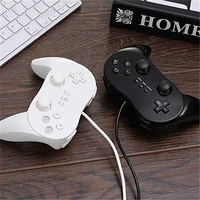 new wireless pro controller gamepad joystick joypad remote for nintendo wii u classic game 2 optional colors 1 pcs