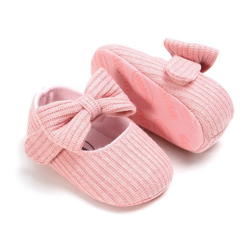 

Baby Shoes New Princess Silk bow First walkers baby Toddler Cotton fabric Baby girls Anti-Slip Casual Shoes