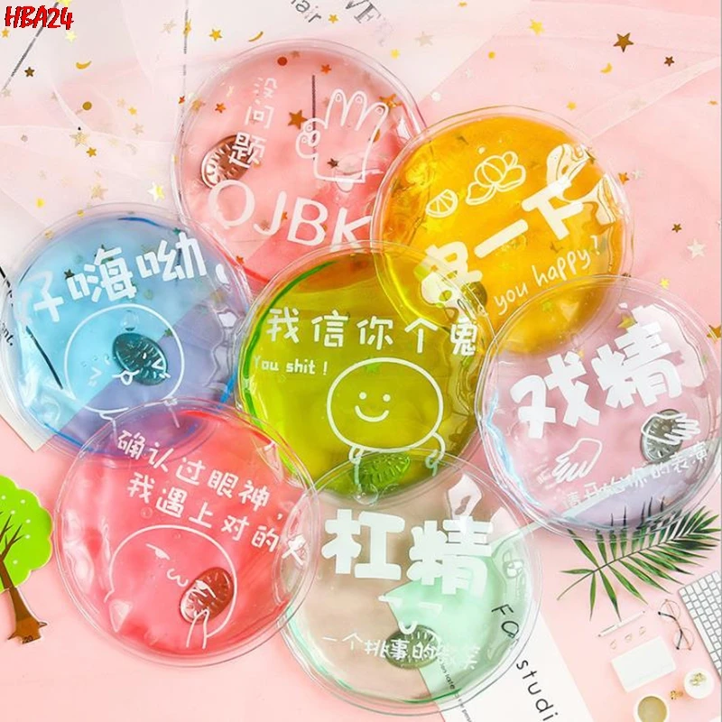 Новинка зимняя теплая удобная сумочка мини с мультяшным рисунком гелевая