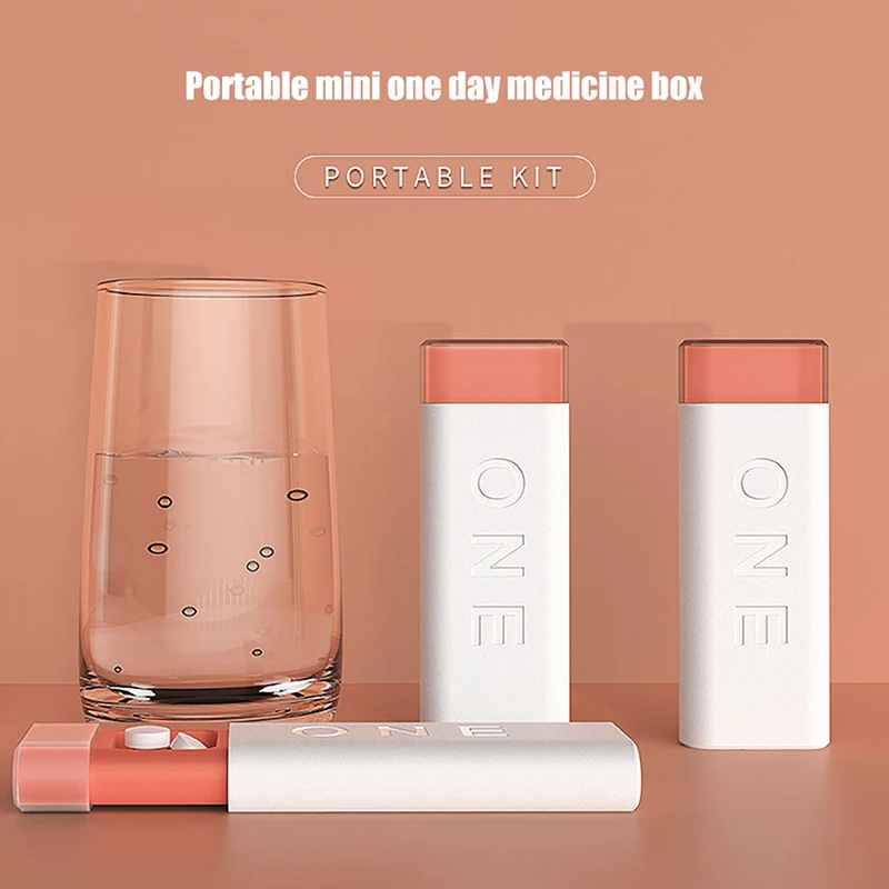 

3Grids Portable Pill Box Tablet Pillbox Dispenser Medicine Boxes Dispensing Kit