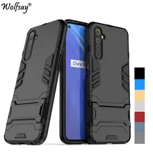 For Cover Oppo Realme 6S Case Shockproof Hybrid Stand Silicone Armor Case For Oppo Realme 6S Case For Realme 6 Protective Shell