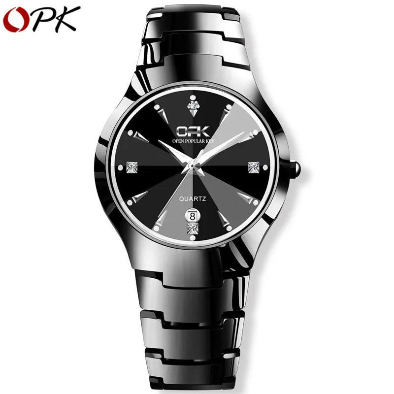 

OPK Men Watch Fashion Quartz Watch With Calendar Simple Watch Luxury Waterproof Business Wristwatch light cozy For Men Watch
