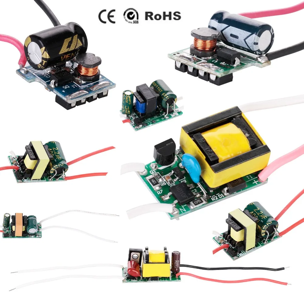 Драйвер для Светодиодный ных ламп 200 мА 300 постоянный ток 85 265 В переменного тока