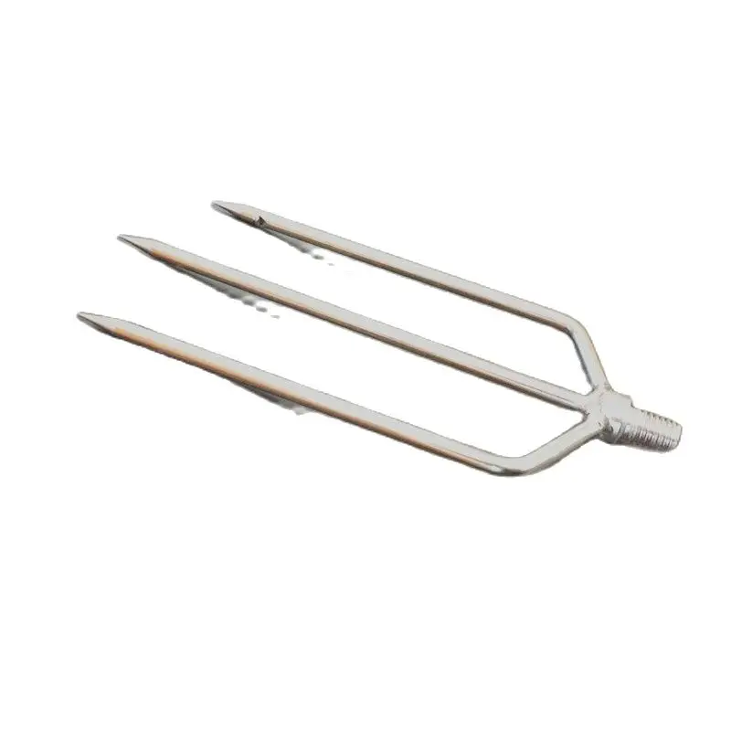 

Outdoor Fishing Accessories 8mm Stainless Steel Three Tooth Barb Spear