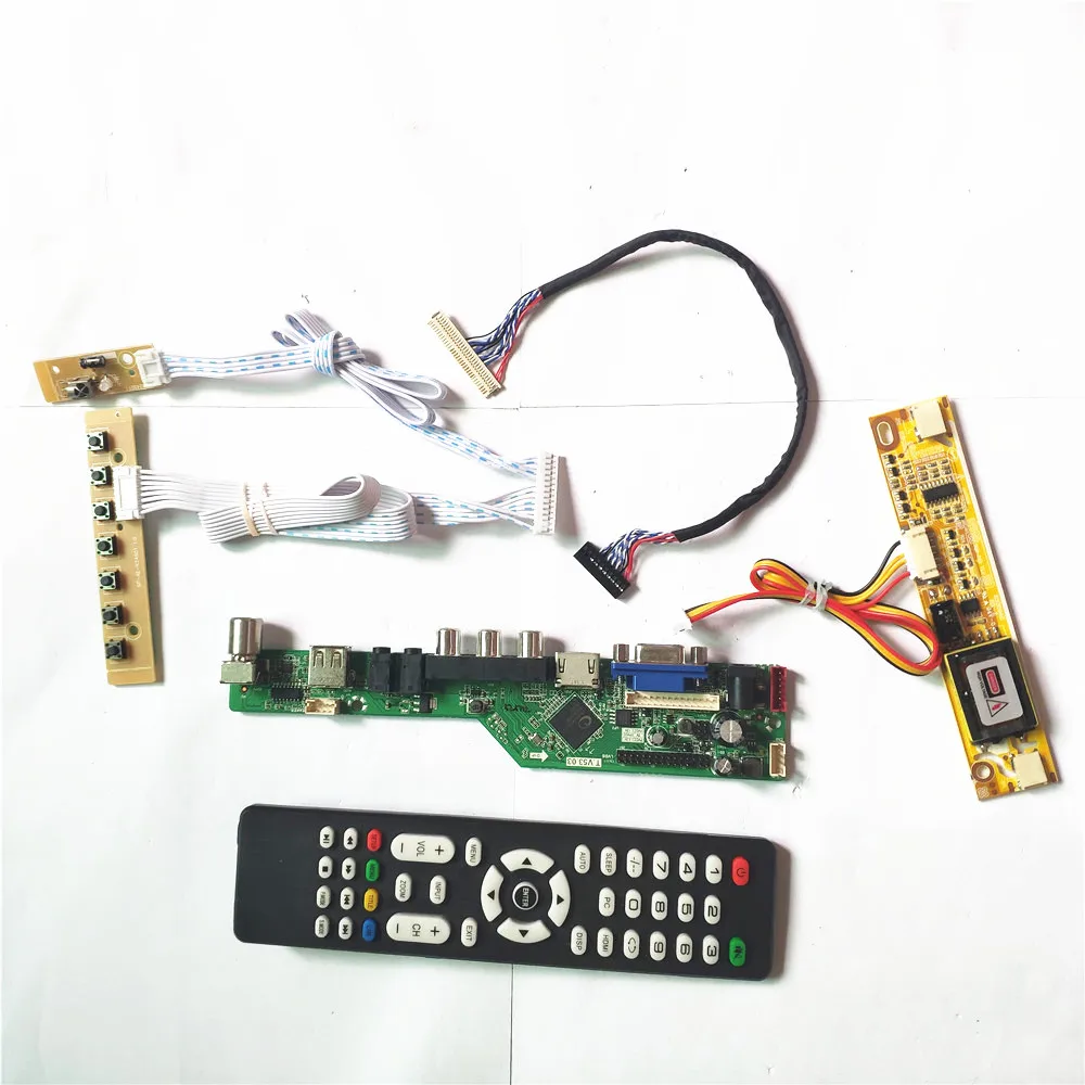 Пульт дистанционного управления для TM190MCS01 TM190MCS02 2CCFL 30Pin LVDS + инвертор клавиатура