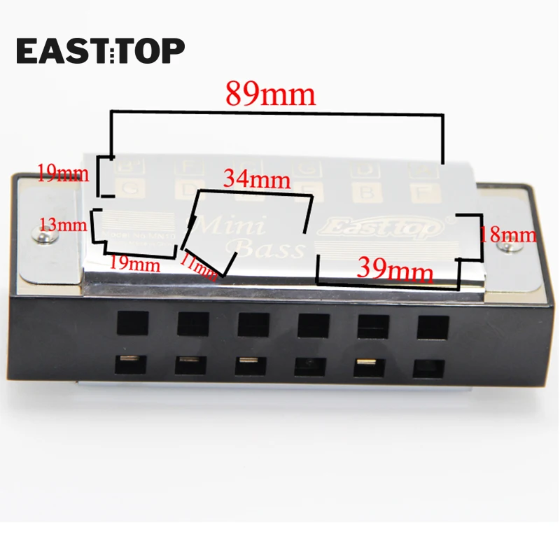 EASTTOP MN10(T1-1) мини басовая губная гармошка карманный ансамбль | Спорт и развлечения