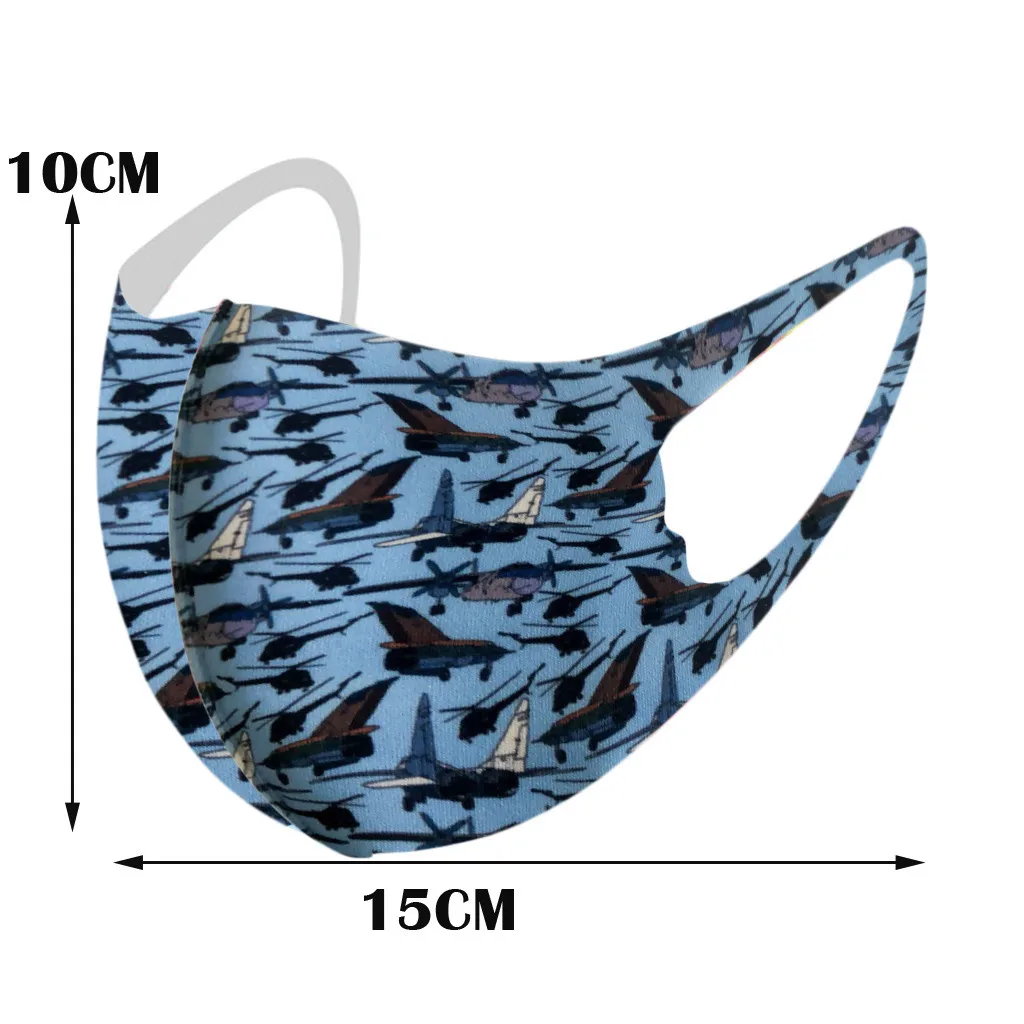 10 шт. рот маски моющиеся детские маска для детей комплект из двух частей с принтом