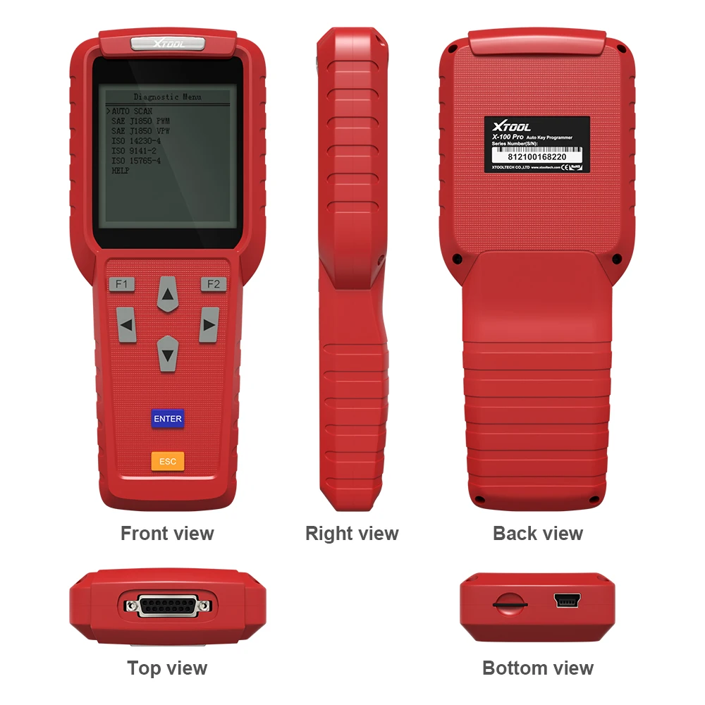 Оригинальный XTOOL X100Pro OBD2 автоматический ключ программист Регулировка пробега