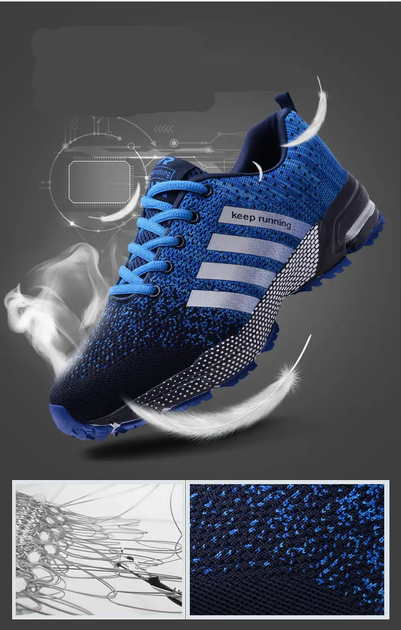 Большие размеры 35-47, Мужская обувь для бега, дышащие кроссовки Flyknit, Женская легкая спортивная обувь, женские черные, зеленые дорожные кроссовки