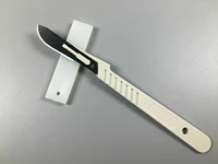 medical scalpels dental disposable sterile surgical blade 22 handle 10 pcs
