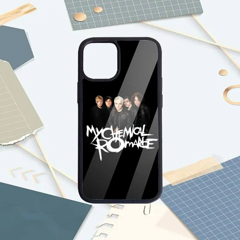 

My Chemical Romance MCR Phone Cases PC for iPhone 11 12 pro XS MAX 8 7 6 6S Plus X 5S SE 2020 XR Luxury brand shell funda