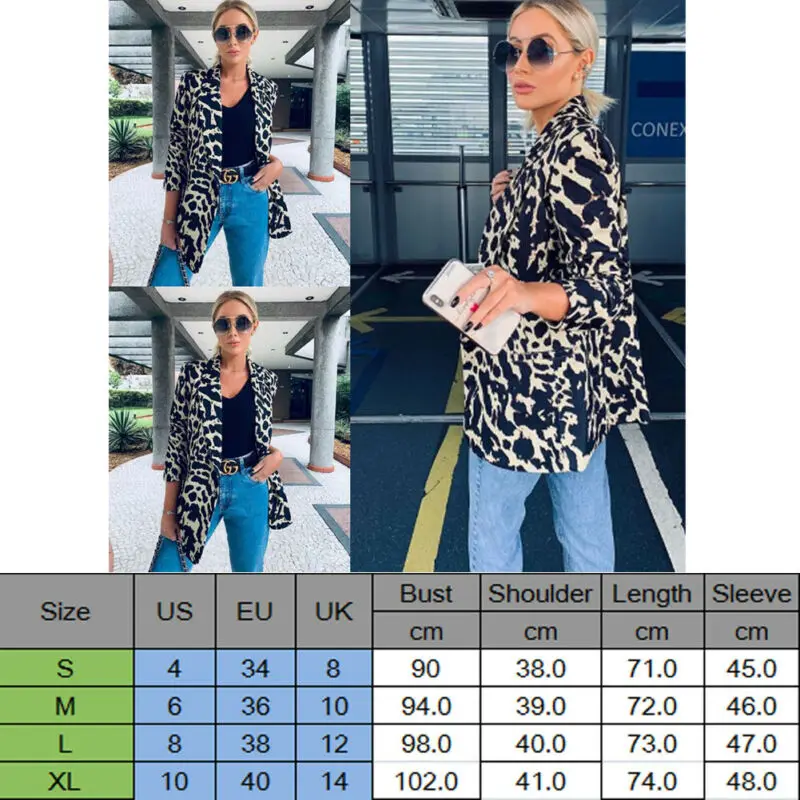 

Women Work Office Ladies Slim Long Sleeve Jacket Autumn Casual Blazer Suit Top Jacket Coat Outwear Fashion