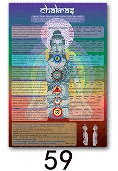 59 Анатомия человека, система мышц, художественный плакат, печать, карта тела, шелковые настенные картины для медицинского образования, домашний декор, новинка - Цвет: 59