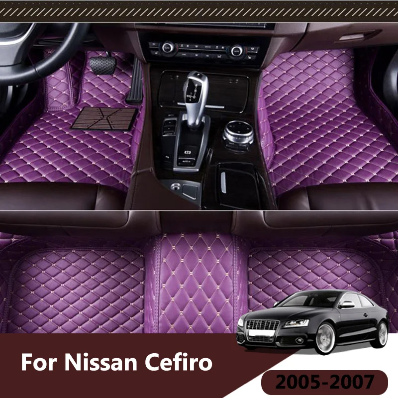 Коврики для Nissan Cefiro 2007 2006 2005 автомобильные коврики аксессуары интерьера