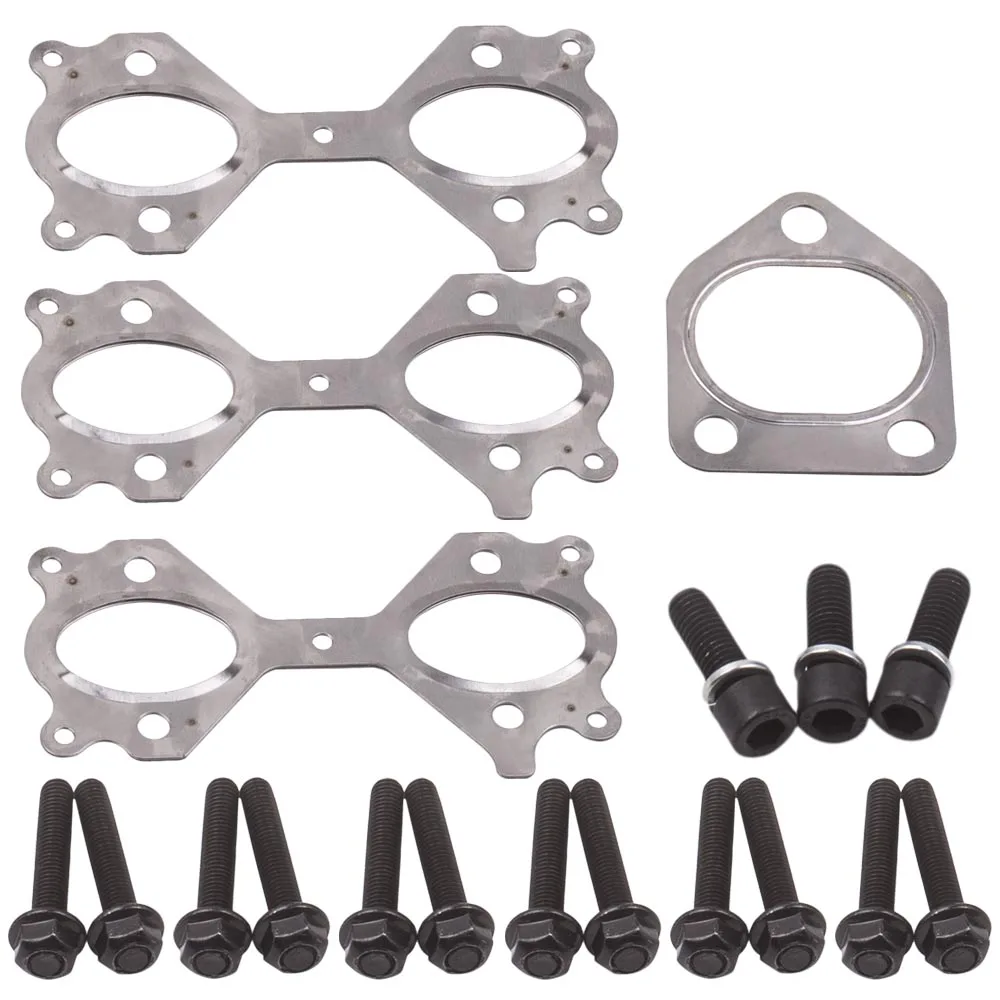 Выпускной коллектор с прокладка комплект шпильки болты для BMW E60 E65 E53 E61 X3 E46 E38 E39 3 5