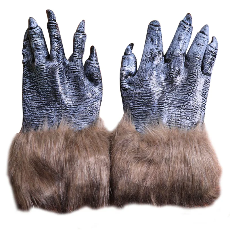 Новинка перчатки для Хэллоуина с имитацией волка аксессуары костюма вечеринки