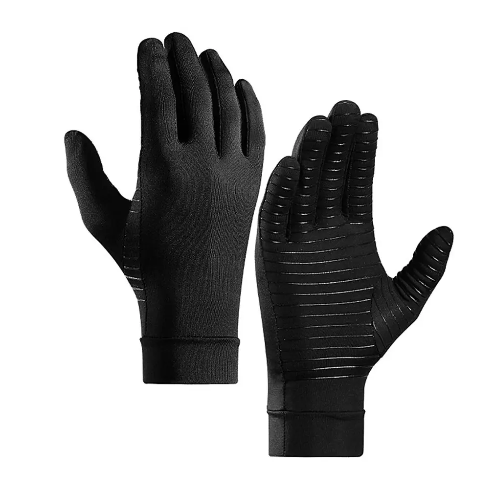 

WorthWhile 1 Pair Compression Arthritis Gloves Wrist Support Cotton Joint Pain Relief Hand Brace Women Men Therapy Wristband