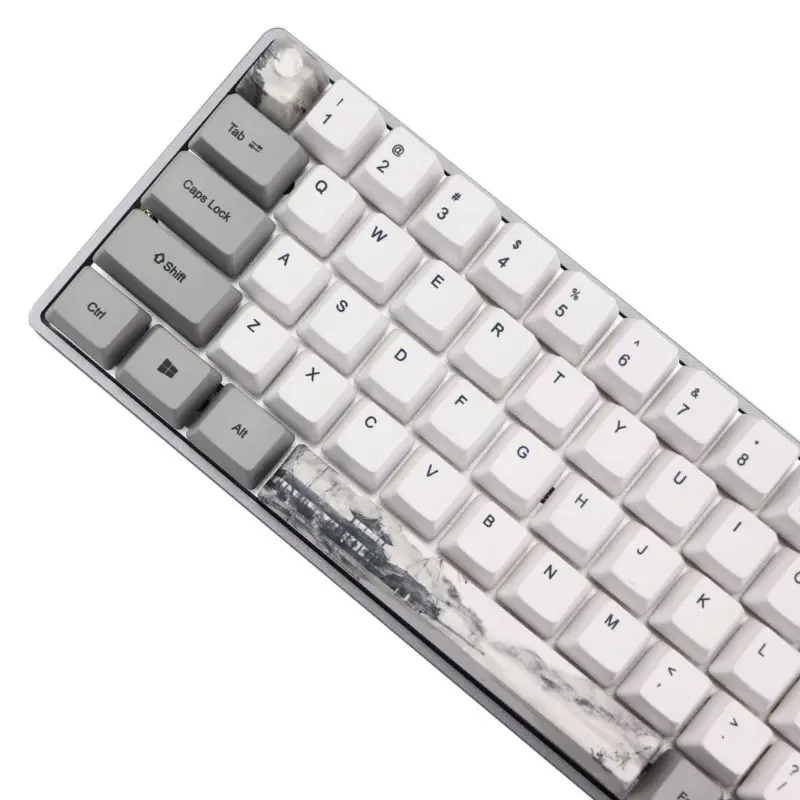 Keycap OEM PBT Cherry Blossom механический для клавиатуры сублимационный E5BA 1x61 + 11