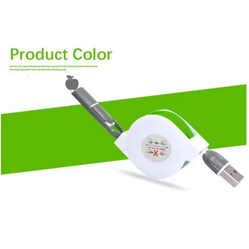 2 в 1 USB кабель для iPhone XS Max XR X 8 7 6 6S Micro USB кабель Android для samsung Xiaomi huawei Выдвижной зарядное устройство USB порт