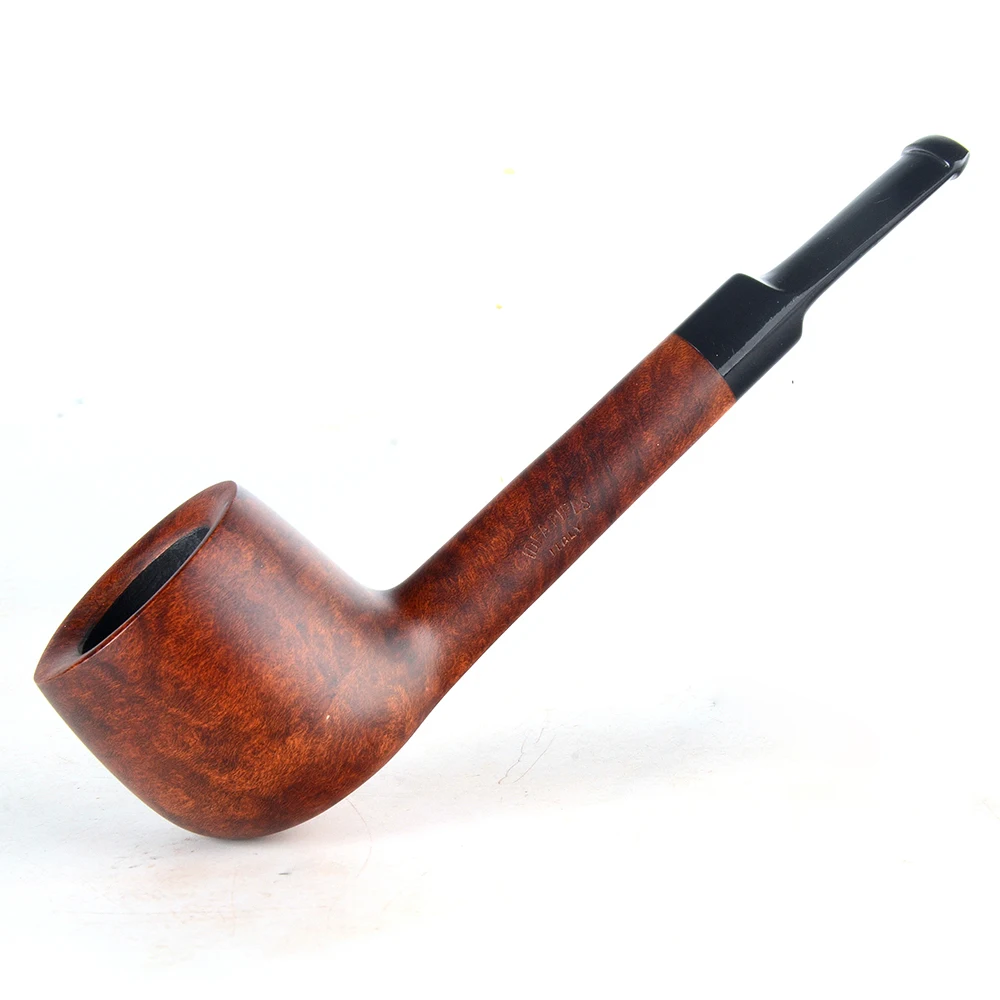 Бриар трубы табака курительная труба гладкая отделка 9 мм фильтр прямой горшок