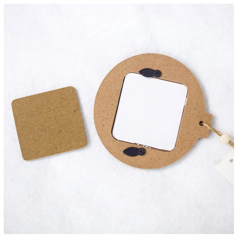 2019 инновационные рождественские украшения деревянные подвесные рамки сделай