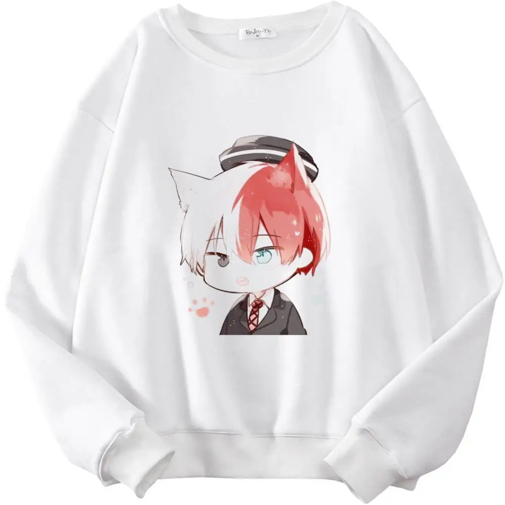 

Уличная одежда My Hero академия, свитшот, Повседневная Женская толстовка с принтом в готическом стиле, панк, худи в стиле Харадзюку, повседневн...