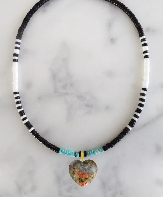 necklace 26 Подвеска «зуб» акула, колье из полимера, бисерное ожерелье для серферов, ожерелье из винила в африканском стиле, Женское Ожерелье - Окраска металла: necklace 26