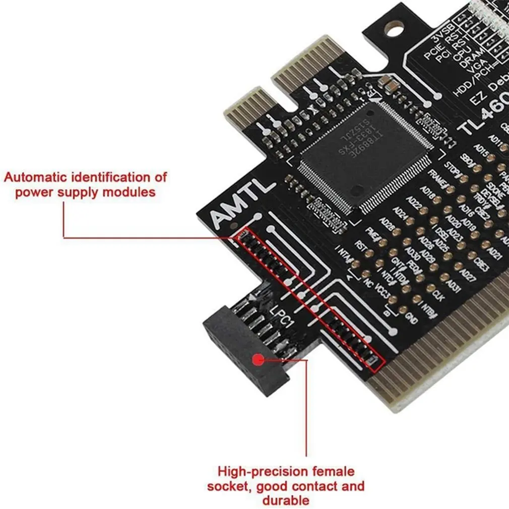 Многофункциональный ПК PCI E Mini LPC материнская плата TL 460S диагностический Тесты
