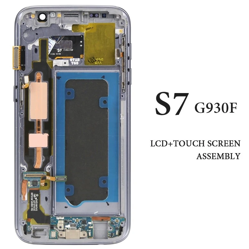 

OLED S7 LCD Screen For Samsung Galaxy S7 SM-G930F Display Touch Digitizer Assembly G930 Replacement