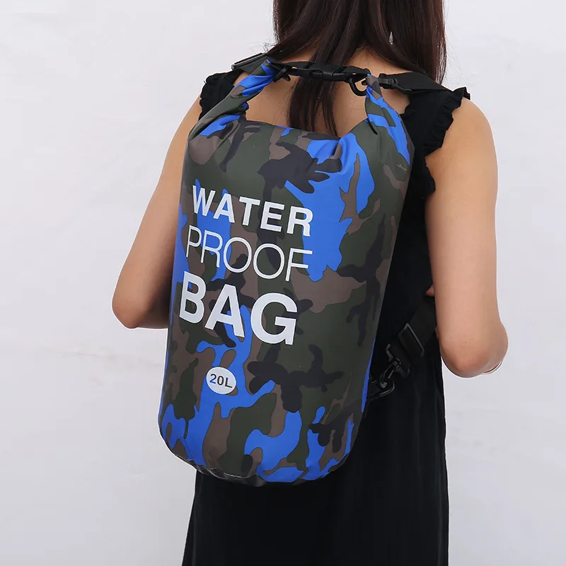 

caja movil playaWaterproof bucket bag drifting bag portable beach bag dry bag diving sports bag